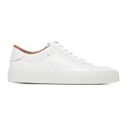 Moncler Vita Läder Lågtop Sneakers White, Herr