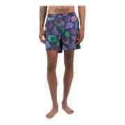 Patta Badshorts med Grafiskt Tryck Multicolor, Herr