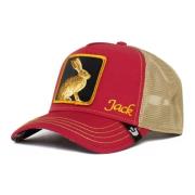 Goorin Bros Röd Kanin Jacked Casino Trucker Cap Red, Herr