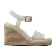 Calvin Klein Kilklack Sandaler White, Dam