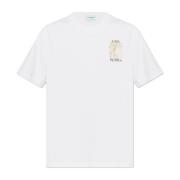 Casablanca T-shirt med tryck White, Herr