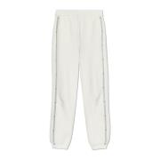 Emporio Armani Sweatpants med sidestriper Beige, Dam