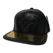 Mitchell & Ness Svart Guld Snapback Keps Black, Herr