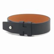 Hermès Vintage Pre-owned Laeder armband Black, Dam