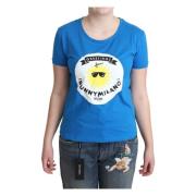 Moschino Sunny Milano Chic Blå T-shirt Blue, Dam