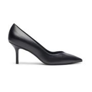 Stuart Weitzman Elegant Vamp Stiletto Heel Pump Black, Dam