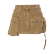 The Attico Chic Mini Skirt Fay Khaki Green, Dam