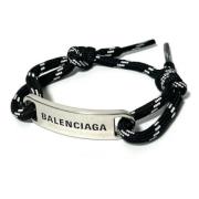 Balenciaga Vintage Pre-owned Bomull armband Black, Dam