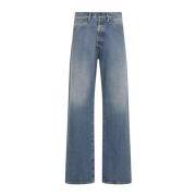 Maison Margiela Blå Denim 5-Fickor Byxor Blue, Herr