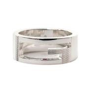 Gucci Vintage Pre-owned Silver ringar Gray, Dam