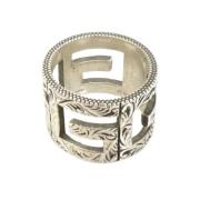 Gucci Vintage Pre-owned Silver ringar Gray, Dam