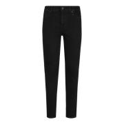 7 For All Mankind Svarta Jeans Aw24 Stil Black, Dam