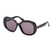 Max Mara Edna Solglasögon Svart 01A Black, Dam