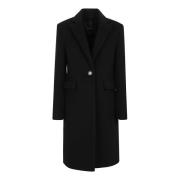 Pinko Svart Ullrock Elegant Stil Black, Dam