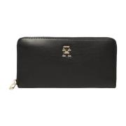 Tommy Hilfiger Dragkedja Plånbok Black, Dam