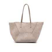 Brunello Cucinelli Elegant ICE Axelväska Beige, Dam