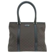 Gucci Vintage Pre-owned Canvas gucci-vskor Brown, Dam