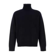 Maison Margiela Midnight Blue Wool Sweater Blue, Herr