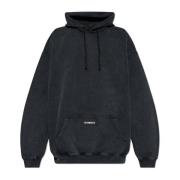 Vetements Hoodie Gray, Herr