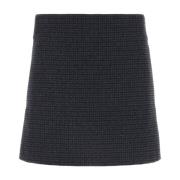 Philosophy di Lorenzo Serafini Snygg Broderad Mini Kjol Black, Dam