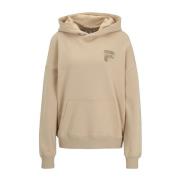 Fila Dam Hoodie Bakum Beige, Dam