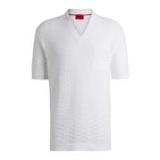 Hugo Boss Klassiska Polo Shirts för Män White, Herr