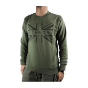 John Richmond Rundhalsad sweatshirt Green, Herr