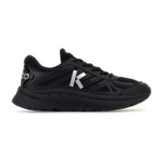 Kenzo Svart Polyester Pace Sneakers Black, Herr