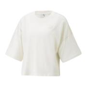 Puma Classics Oversized Tee White, Dam