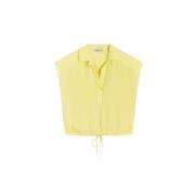 Trussardi Ärmlös Blus Yellow, Dam