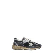 Golden Goose Running Dad Net Sneakers Black, Dam