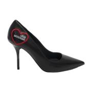 Love Moschino Eleganta Decollete Skor för Kvinnor Black, Dam