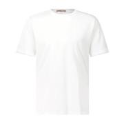 Herno Bomull T-shirt Klassisk Stil White, Herr