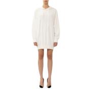 Elisabetta Franchi Stilfull Klänning Kollektion White, Dam