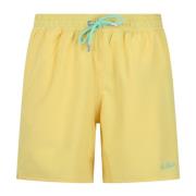 MC2 Saint Barth Stretch Swimshort Regular Fit Elastisk Midjeband Yello...