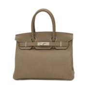 Hermès Vintage Pre-owned Laeder handvskor Gray, Dam