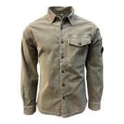 C.p. Company Corduroy Overshirt, Grågrön Gray, Herr