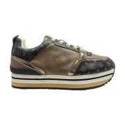 Pollini Låga Sneakers Brown, Dam