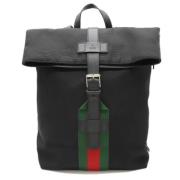 Gucci Vintage Pre-owned Canvas axelremsvskor Black, Dam