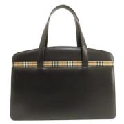 Burberry Vintage Pre-owned Laeder handvskor Black, Dam