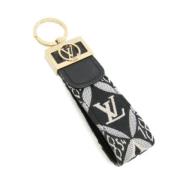 Louis Vuitton Vintage Pre-owned Canvas nyckelhllare Black, Dam