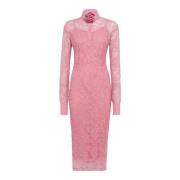 Blugirl Elegant Midi Klänning Pink, Dam