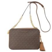 Michael Kors Pre-owned Pre-owned Plast axelremsvskor Brown, Dam