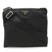 Prada Vintage Pre-owned Nylon prada-vskor Black, Dam