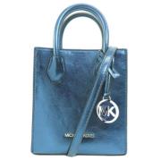 Michael Kors Pre-owned Pre-owned Plast handvskor Blue, Dam