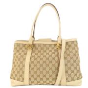 Gucci Vintage Pre-owned Canvas gucci-vskor Brown, Dam