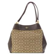 Coach Pre-owned Pre-owned Canvas totevskor Brown, Dam