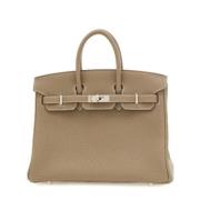 Hermès Vintage Pre-owned Laeder handvskor Beige, Dam