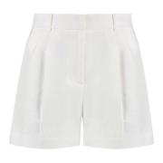 Michael Kors Linne Bermuda Shorts White, Dam