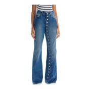 Jean Paul Gaultier Högkvalitativa Denim Jeans Blue, Dam